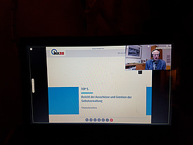 Screenshot der IKK BB Verwaltungsratssitzung 2020 