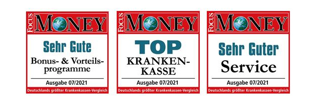 IKK BB Top Krankenkasse Focus Money