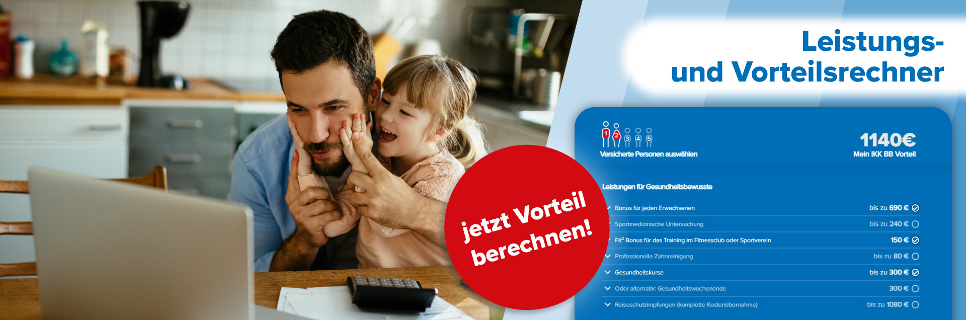 Leistungs- und Vorteilsrechner IKK BB